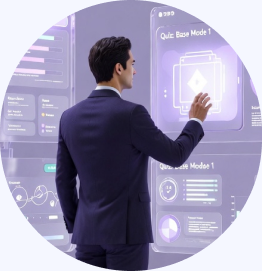 Trader at a crypto dashboard