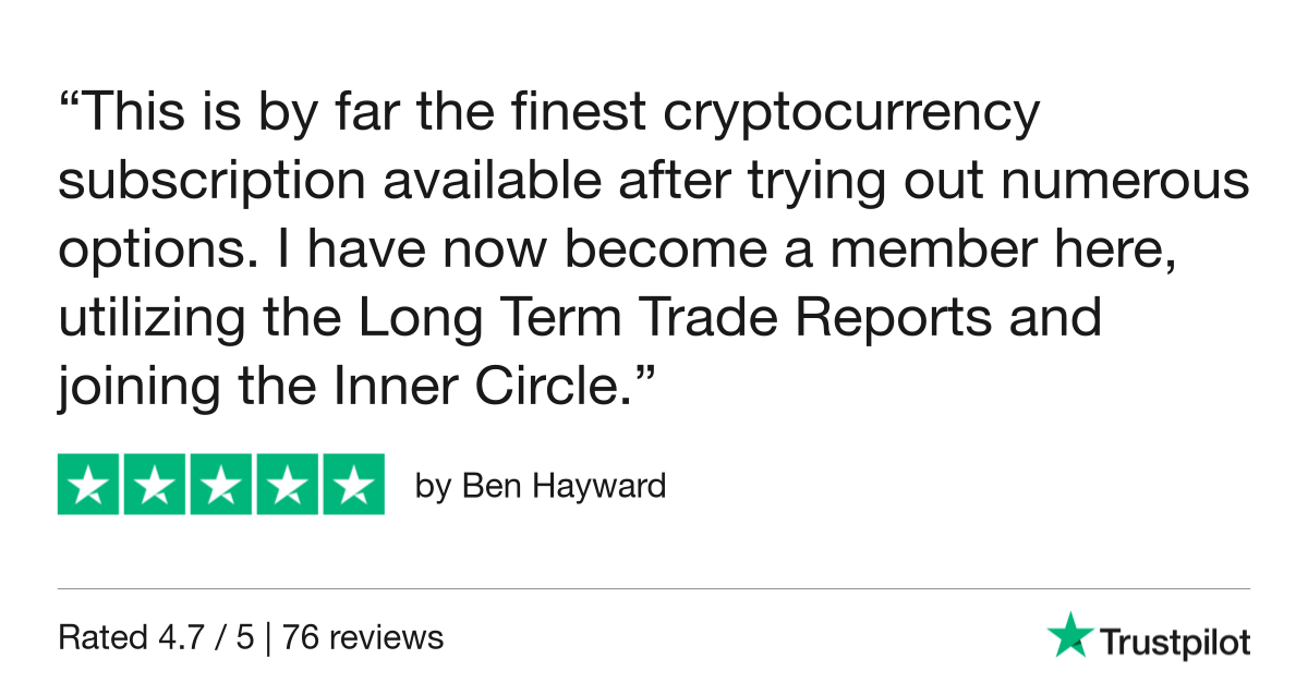 This is by far the finest cryptocurrency subscription available after trying out numerous options. I have now become a member here, utilizing the Long Term Trade Reports and joining the Inner Circle.