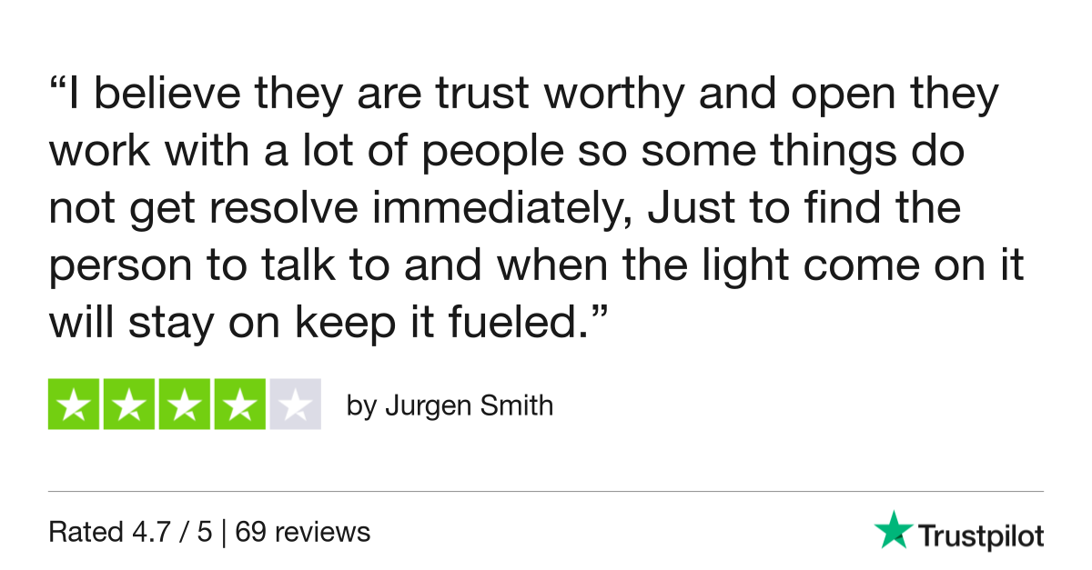 Trustpilot Review - Jurgen Smith