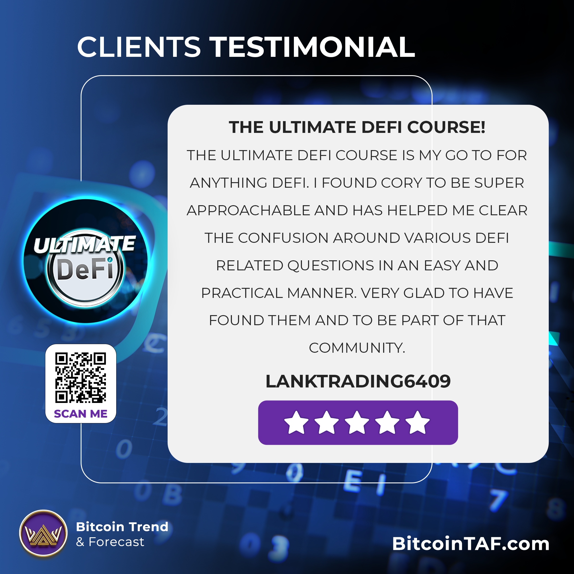 BitcoinTAF_Clients_Testimonial_ULT_DeFi