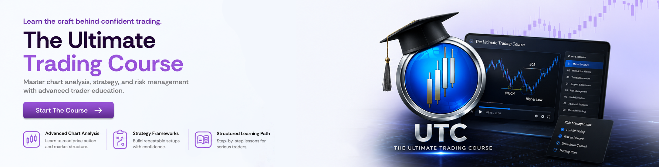 Ultimate Trading Course promotional banner